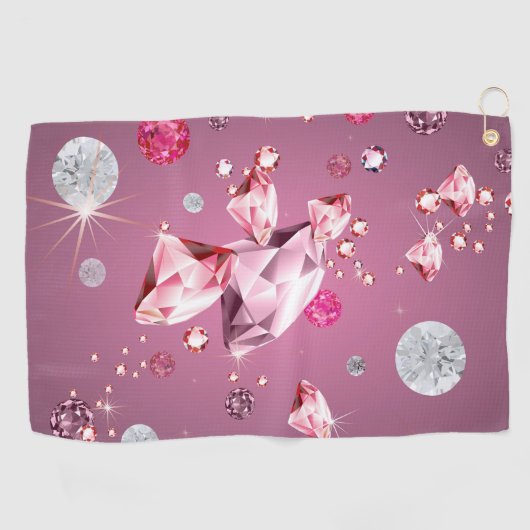 Diamantgalaxie 9 golfhandtuch (Horizontal)