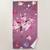 Diamantgalaxie 9 strandtuch (Vorderseite)