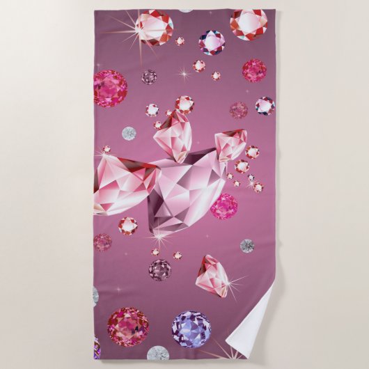Diamantgalaxie 9 strandtuch (Vorderseite)