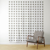 Diamantgeometrische Kunst Wandteppich (Beispiel)