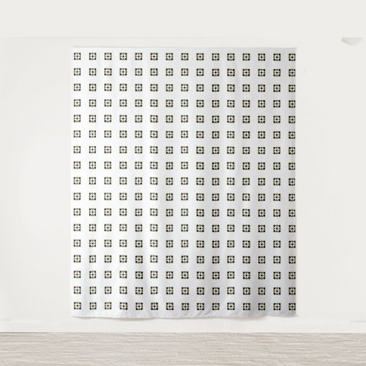 Diamantgeometrische Kunst Wandteppich (Vorderseite)
