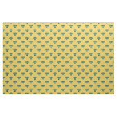 Diamantgewebe: blau-gelb stoff (Yard (91,4 cm))