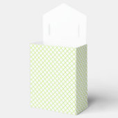 Diamantgitter Frühling Grün - Weiß Geschenkschachtel (Geöffnet)