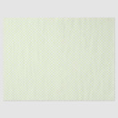 Diamantgitter Frühling Grün - Weiß Seidenpapier (Vorderseite)