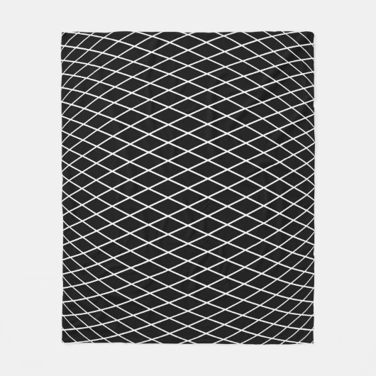 Diamantgitter geometrische Textur. Fleecedecke (Vorderseite)
