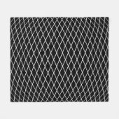 Diamantgitter geometrische Textur. Fleecedecke (Vorderseite (Horizontal))
