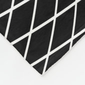 Diamantgitter geometrische Textur. Fleecedecke (Ecke)
