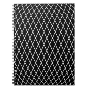 Diamantgitter geometrische Textur. Notizblock