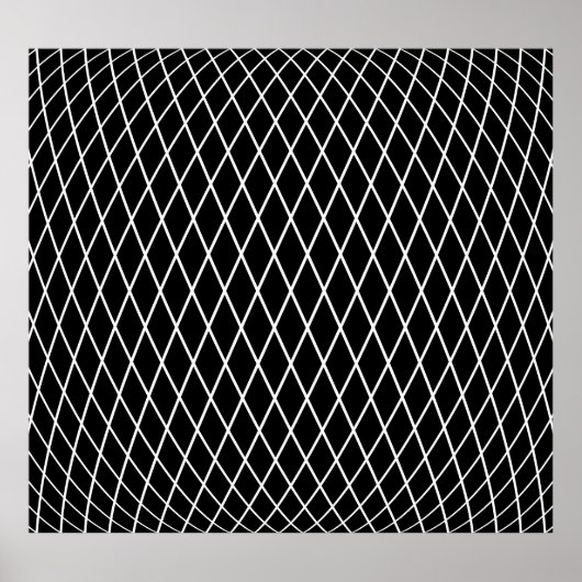 Diamantgitter geometrische Textur. Poster (Vorne)