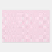 Diamantgitter weiß - Hellrosa Geschenkpapier Set (Vorderseite 3)