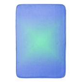 Diamantgradientenblau bis aquamaringrün badematte (Vorderseite Vertikal)