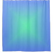 Diamantgradientenblau bis aquamaringrün duschvorhang (Vorderseite)
