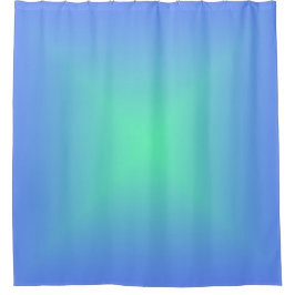 Diamantgradientenblau bis aquamaringrün duschvorhang
