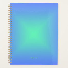 Diamantgradientenblau bis aquamaringrün planer