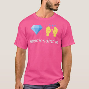 Diamanthand mit Hashtag T-Shirt