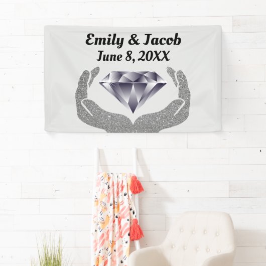 Diamanthandhochzeit Banner (Insitu)