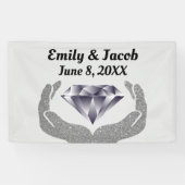 Diamanthandhochzeit Banner (Horizontal)