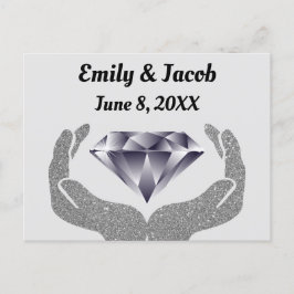 Diamanthandhochzeit Postkarte