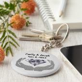 Diamanthandhochzeit Schlüsselanhänger (Seite)