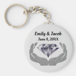 Diamanthandhochzeit Schlüsselanhänger
