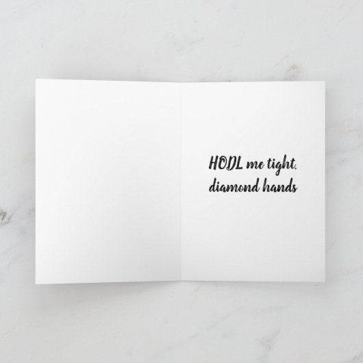 Diamanthandschuhe Karte (Innenseite)