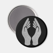 Diamanthandschuhe Magnet (Vorderseite/Rückseite)