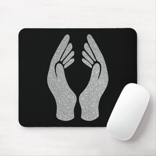 Diamanthandschuhe Mousepad (Mit Mouse)