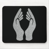 Diamanthandschuhe Mousepad (Vorne)