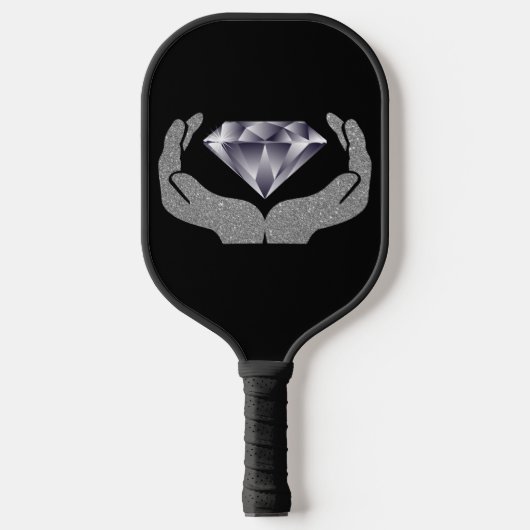 Diamanthandschuhe Pickleball Schläger (Vorderseite)