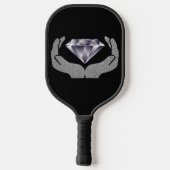 Diamanthandschuhe Pickleball Schläger (Rückseite)