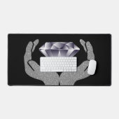 Diamanthandschuhe Schreibtischunterlage (Tastatur & Maus)