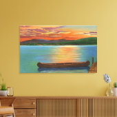 Diamantinsel, Aussicht Leinwanddruck (Insitu (Wohnzimmer))