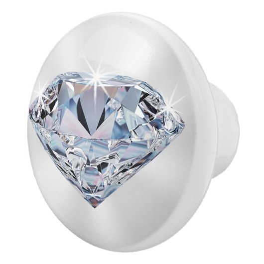 Diamantknobs und -puls für Schränke, Dresser Keramikknauf (Rechts)