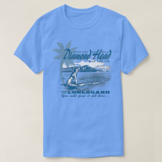 Diamantkopf Hawaii T-Shirt (Design vorne)