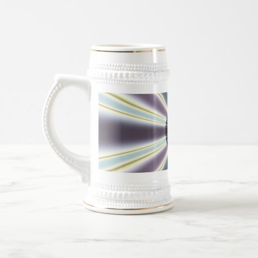 Diamantlichter Bierglas (Links)