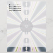 Diamantlichter Briefbogen (Vorderseite)
