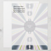 Diamantlichter Briefbogen (Vorne/Hinten)