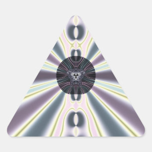 Diamantlichter Dreieckiger Aufkleber