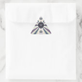 Diamantlichter Dreieckiger Aufkleber (Tasche)