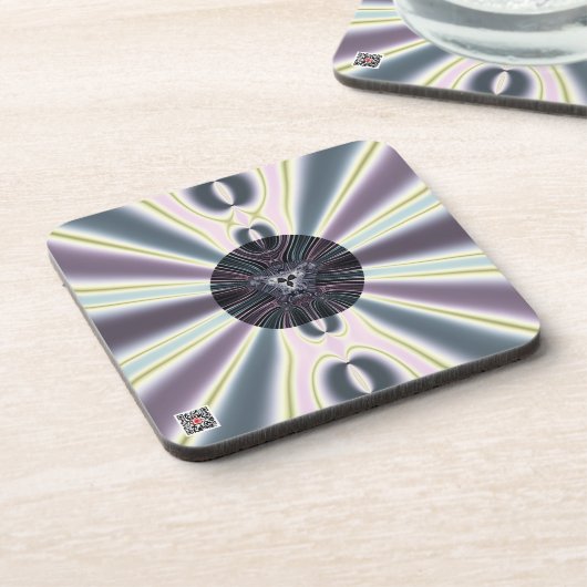 Diamantlichter Getränkeuntersetzer (Linke Seite)