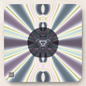 Diamantlichter Getränkeuntersetzer (Vorderseite)