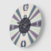 Diamantlichter Große Wanduhr (Winkel)
