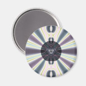 Diamantlichter Magnet (Vorderseite/Rückseite)