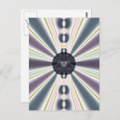 Diamantlichter Postkarte (Vorne/Hinten)