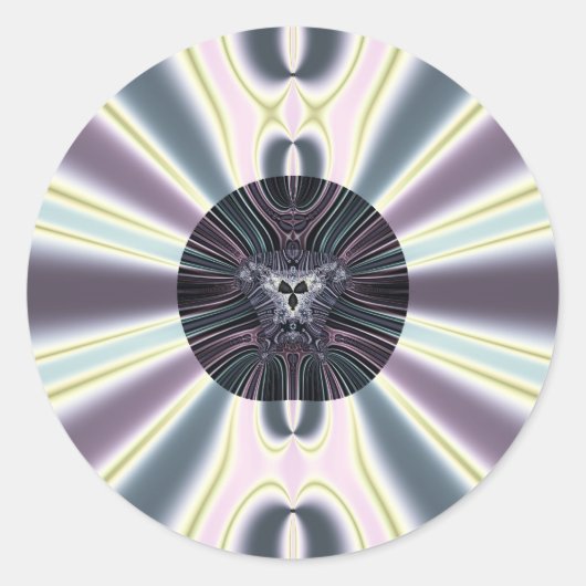 Diamantlichter Runder Aufkleber (Vorderseite)