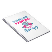 Diamantmalerei ist meine Therapie Notizblock (Rechte Seite)