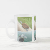 Diamantmarkierungs-Dosenschildkröte-mattierte Mattglastasse (Links)