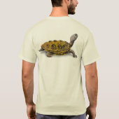 Diamantmarkierungs-Dosenschildkröte T-Shirt (Rückseite)