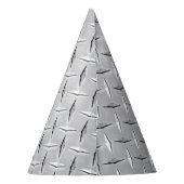 Diamantmetallplatte Partyhütchen (Rückseite)