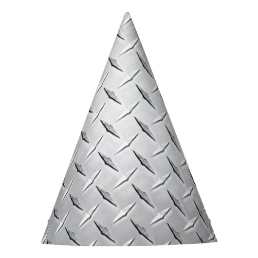 Diamantmetallplatte Partyhütchen (Vorderseite)